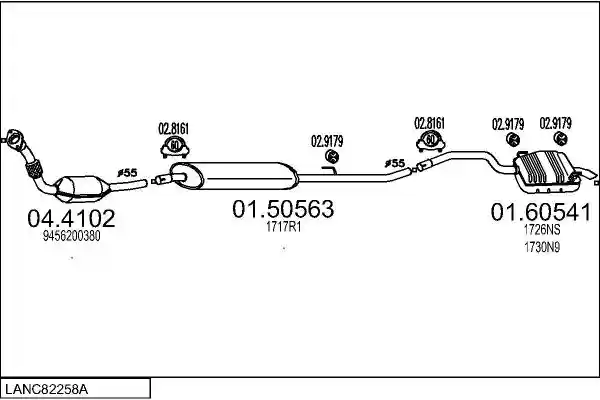 MTS LANC82258A016806