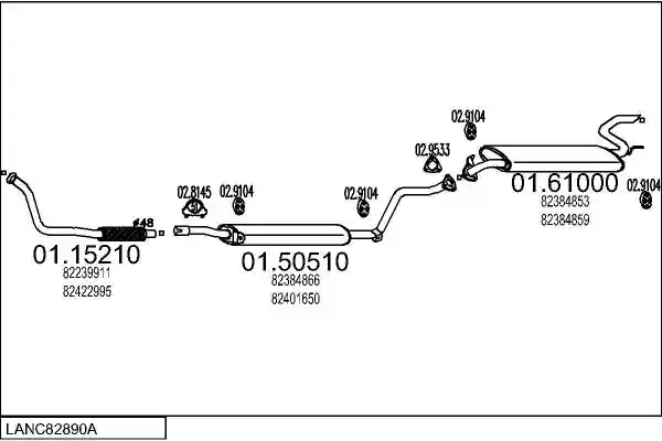 MTS LANC82890A007675