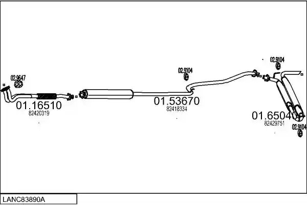 MTS LANC83890A002666