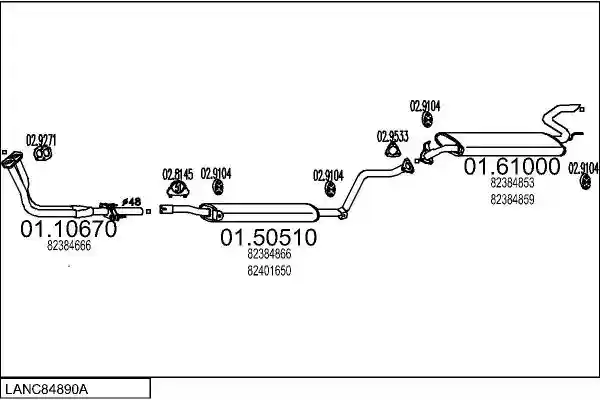 MTS LANC84890A002665