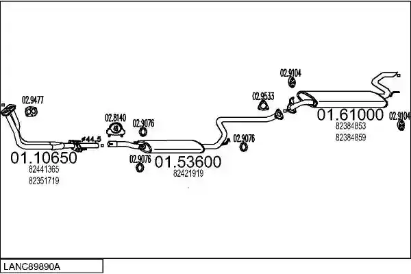 MTS LANC89890A008548