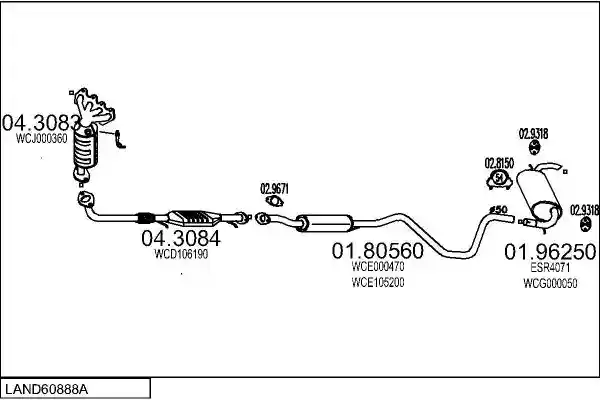MTS LAND60888A055967