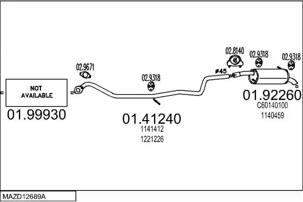 MTS MAZD12689A017318