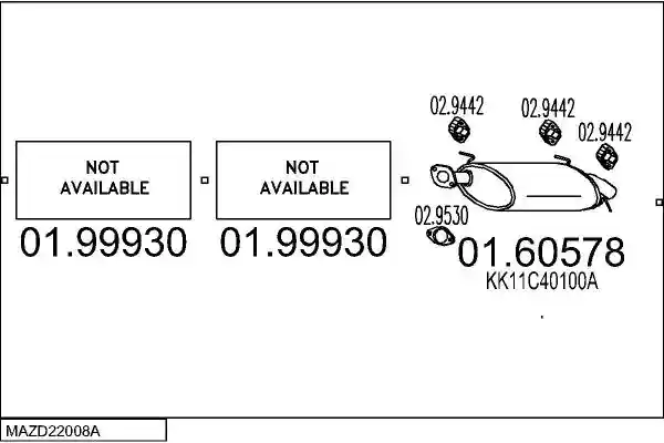 MTS MAZD22008A003478