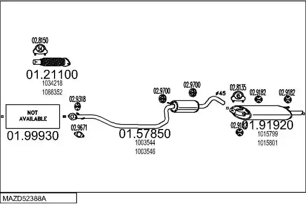 MTS MAZD52388A005370