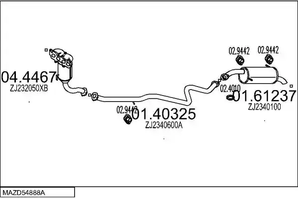 MTS MAZD54888A119035