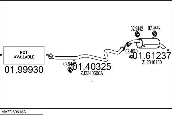 MTS MAZD60618A119099
