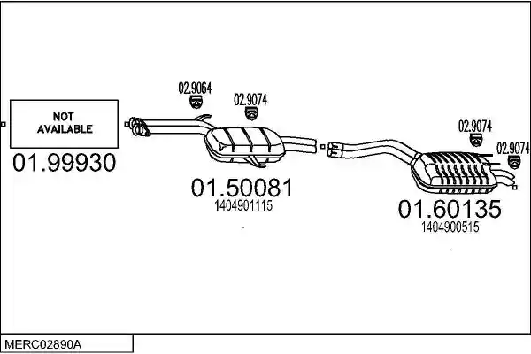 MTS MERC02890A000959