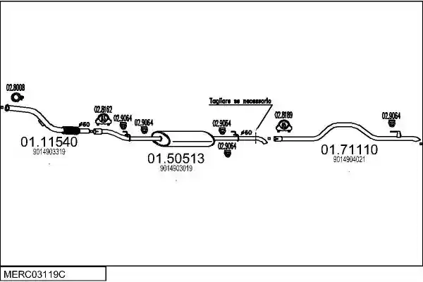 MTS MERC03119C014821