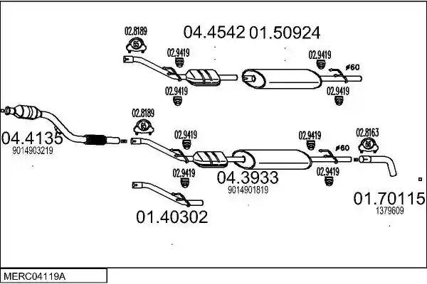 MTS MERC04119A014821
