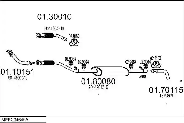MTS MERC04649A009064