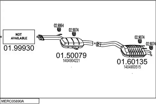 MTS MERC05890A000954