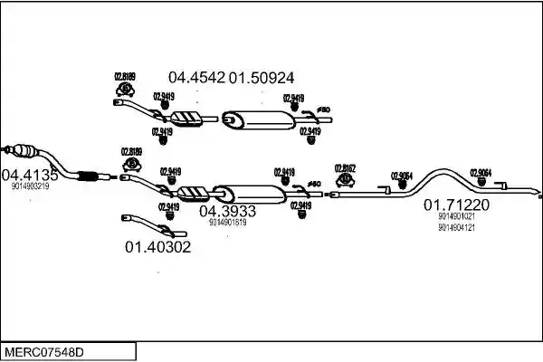 MTS MERC07548D014844