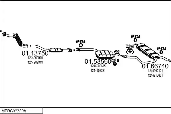 MTS MERC07730A000464