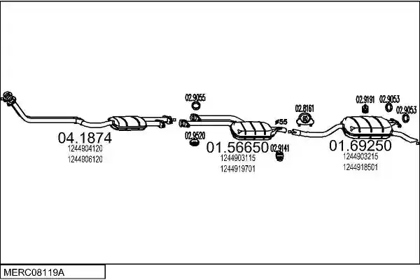 MTS MERC08119A000469