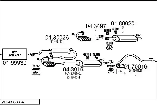 MTS MERC08880A008743