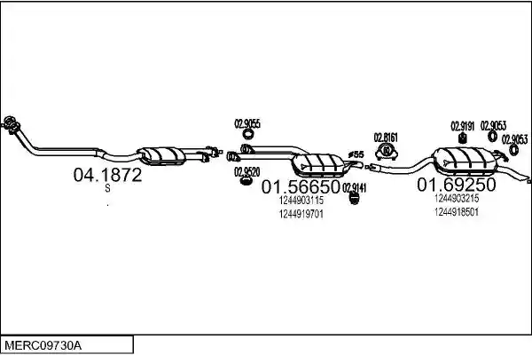 MTS MERC09730A000468