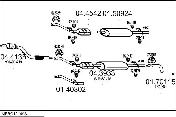 MTS MERC12149A014824