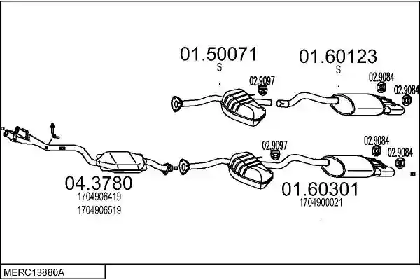 MTS MERC13880A014624