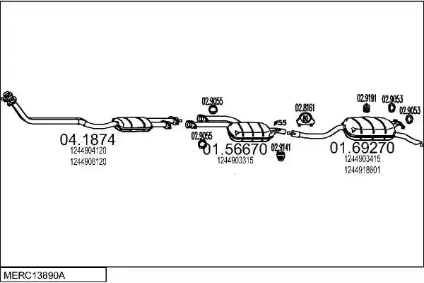 MTS MERC13890A012340