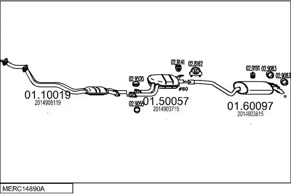 MTS MERC14890A000344