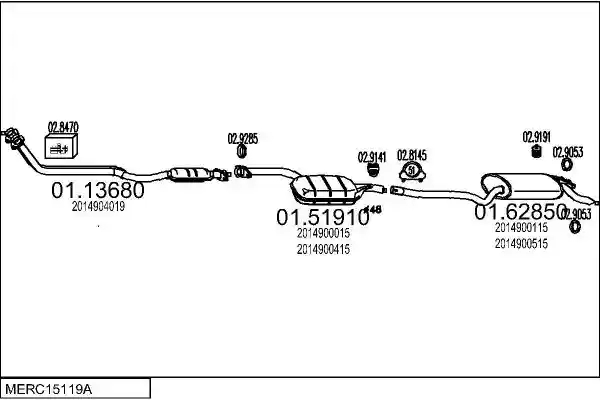MTS MERC15119A000316