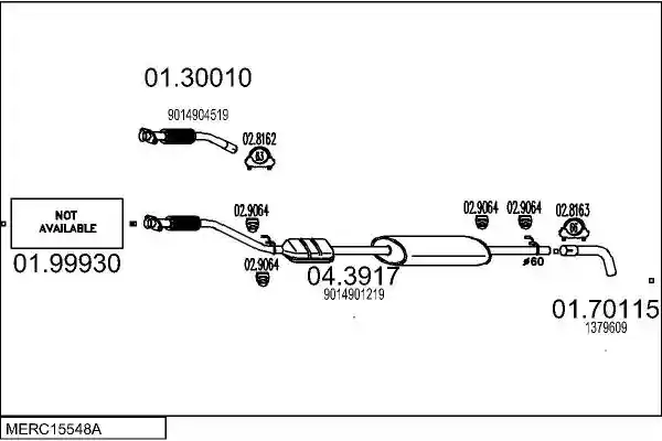 MTS MERC15548A015008