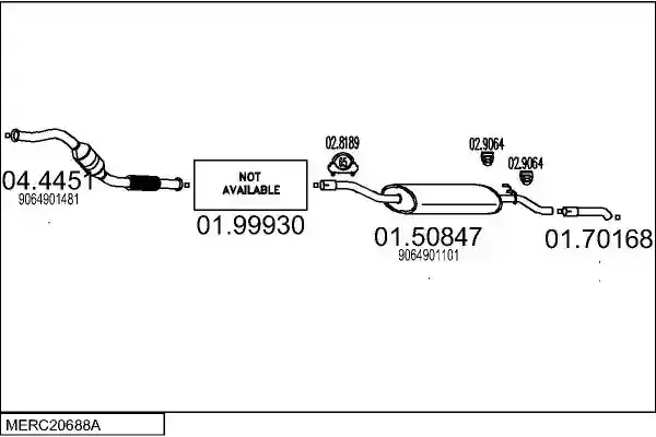 MTS MERC20688A019669