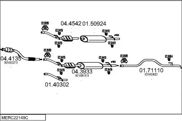 MTS MERC22149C014834