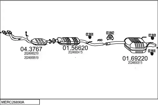 MTS MERC26890A000968