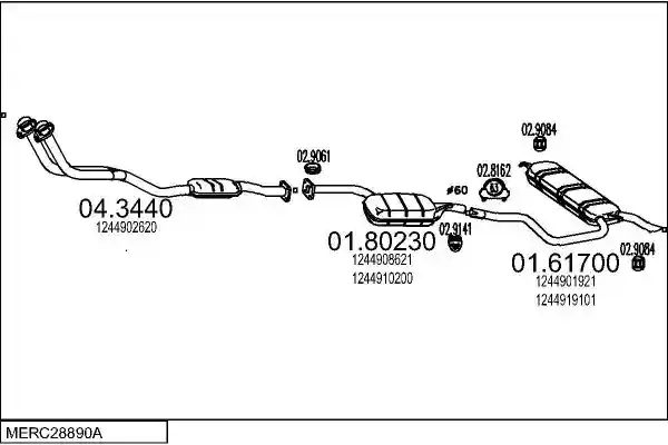 MTS MERC28890A000502