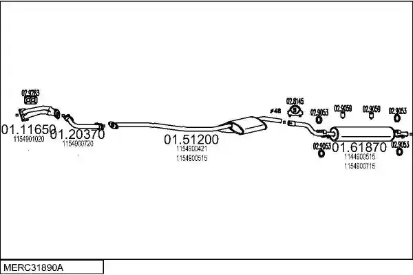 MTS MERC31890A000389