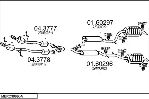 MTS MERC39880A009599