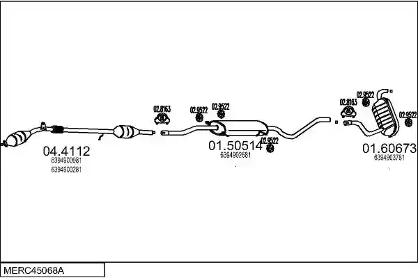 MTS MERC45068A028161