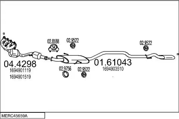 MTS MERC45659A018590
