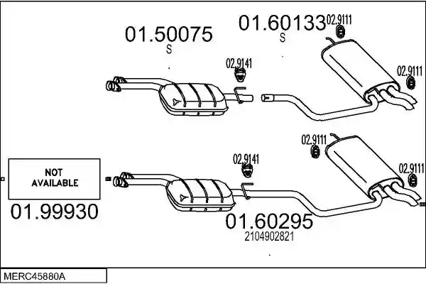 MTS MERC45880A008690