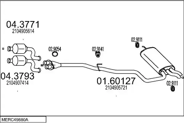 MTS MERC49880A007838