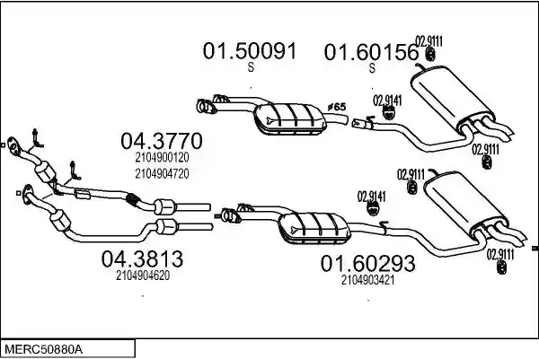 MTS MERC50880A007834