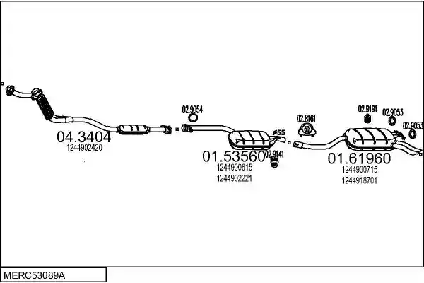 MTS MERC53089A000458