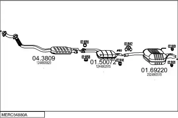 MTS MERC54880A000818