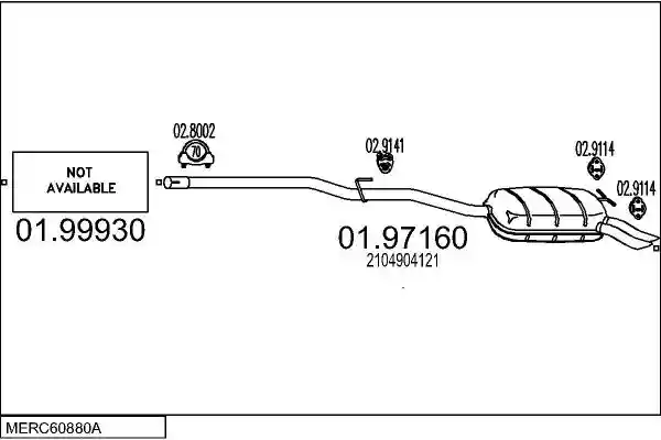 MTS MERC60880A008388