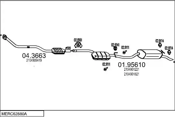 MTS MERC62880A004690