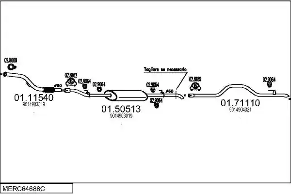 MTS MERC64688C017061