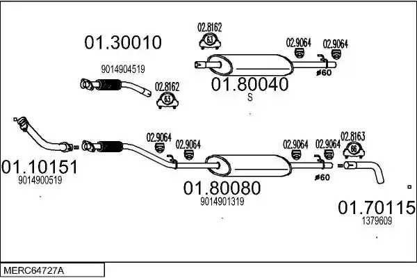 MTS MERC64727A015010
