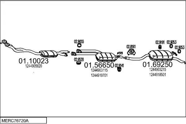 MTS MERC76720A000469