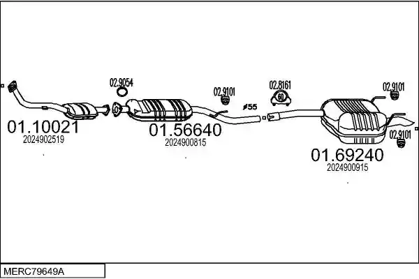 MTS MERC79649A000964
