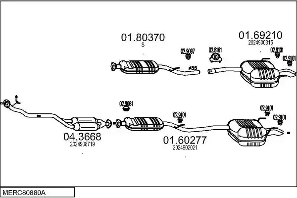 MTS MERC80880A005115