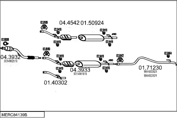 MTS MERC84139B015000