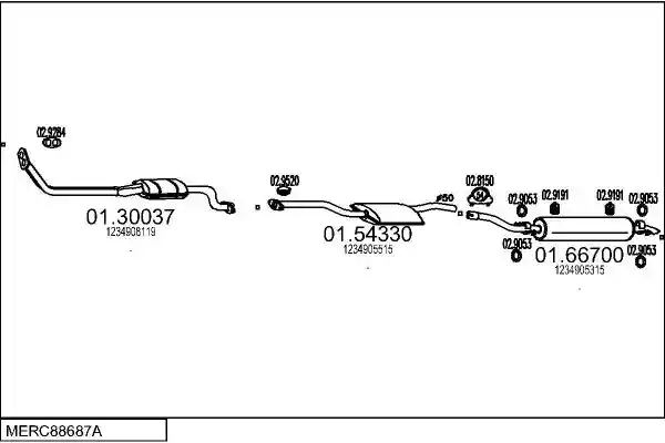 MTS MERC88687A000400