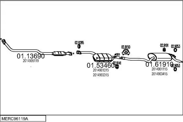 MTS MERC96119A000350